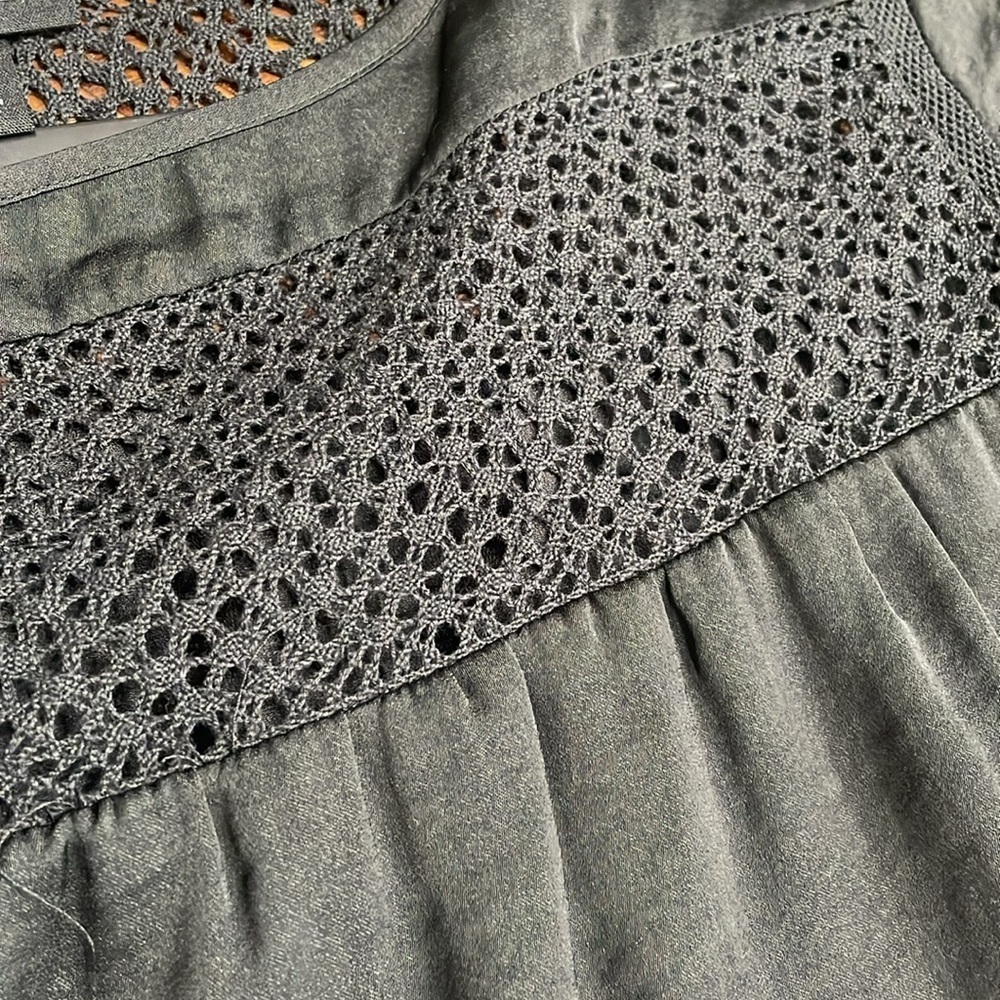 WHO WHAT WEAR Mesh Ruffle Dress - Picture 9 of 13